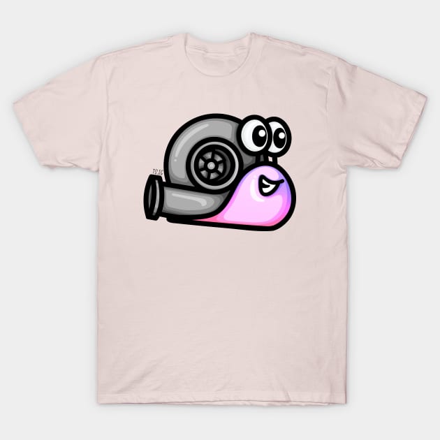 Turbo Snail V1 - Whimsy Vibes T-Shirt by hoddynoddy